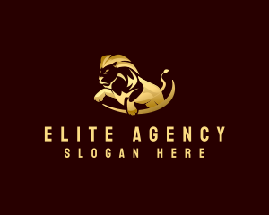 Premium Lion Agency logo design