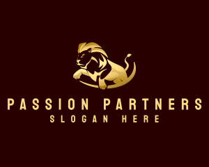 Premium Lion Agency logo design