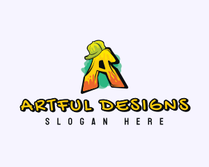 Streetstyle Cap Graffiti logo design