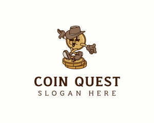 Cowboy Coin Investor logo design