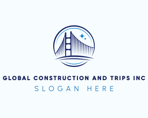 Structure Bridge Construction logo design