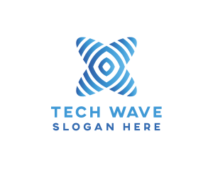 Electronic - Digital Electronic Tech Signal logo design