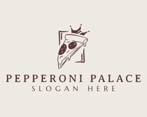 Pepperoni - Cheese Pizza Diner logo design