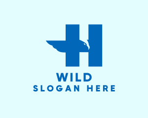 Eagle Letter H Logo