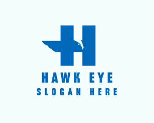 Hawk Letter H logo design