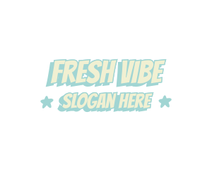 Youthful - Pastel Comic Wordmark logo design