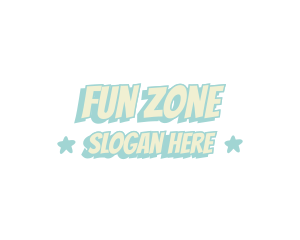 Playtime - Pastel Comic Wordmark logo design