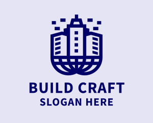 City Skyline Building Contractor  logo design