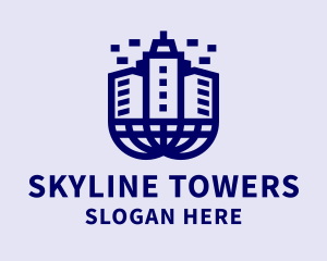 City Skyline Building Contractor  logo design