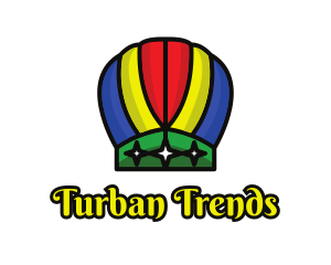 Turban - Colorful Star Turban logo design