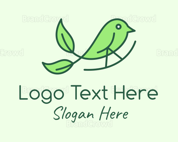 Green Leaf Finch Logo