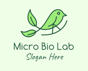 Green Leaf Finch logo design