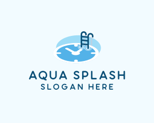 Swim - Time Swimming Pool logo design
