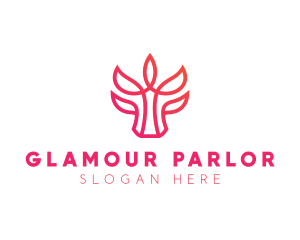 Parlor - Bull Leaf Plant logo design