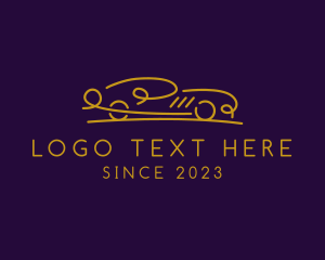 Car - Minimalist Car Scribble logo design