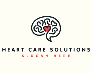 Love Mental Health  logo design