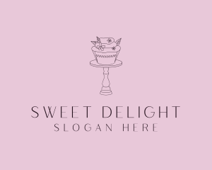 Cupcake Dessert Patisserie logo design