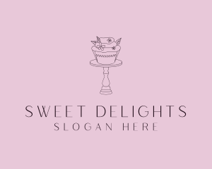 Cupcake Dessert Patisserie logo design