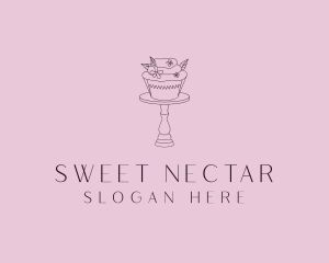 Cupcake Dessert Patisserie logo design