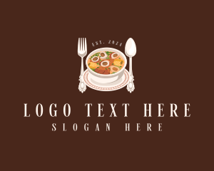 Bowl - Filipino Culinary Dish logo design