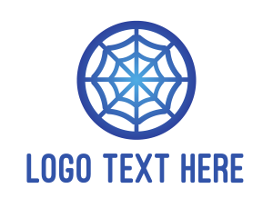 Web - Blue Web Letter O logo design
