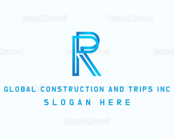 Minimalist Business Letter R Logo