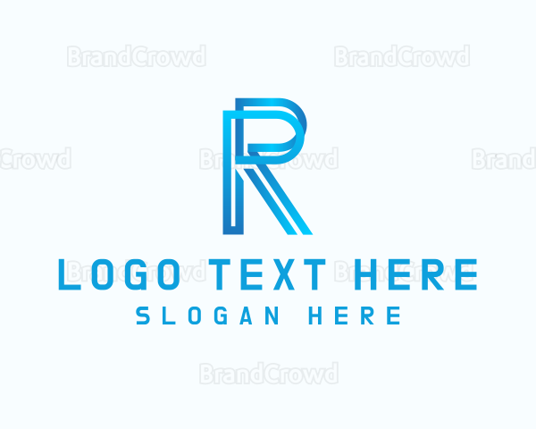 Minimalist Business Letter R Logo