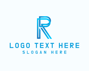Printing - Minimalist Business Letter R logo design