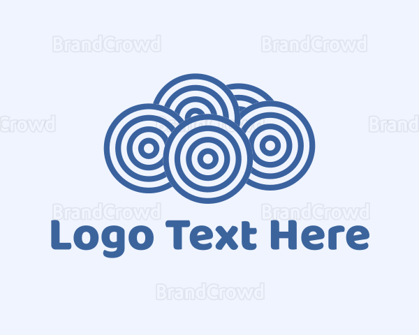 Blue Cloud Circles Logo