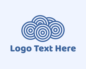 Circle - Blue Cloud Circles logo design