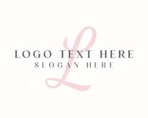 Generic Feminine Brand Logo