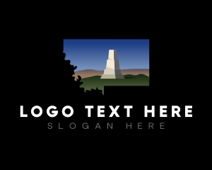History - Montana Landmark Monument logo design