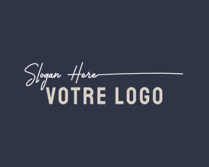 Generic Signature Brand Logo