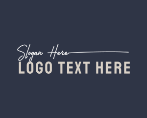 Shop - Generic Signature Brand logo design