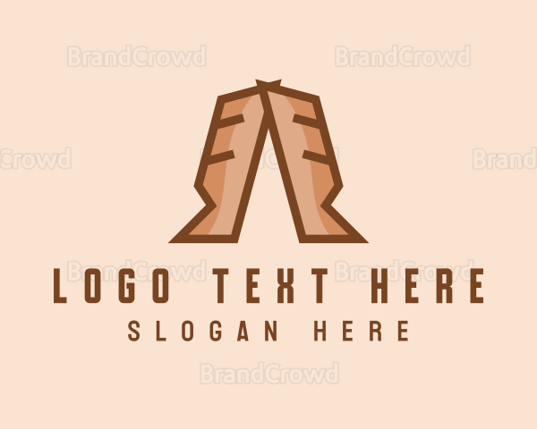 Brown Bread Letter A Logo