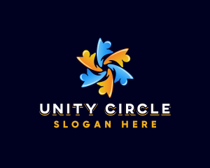 Human Community Unity logo design