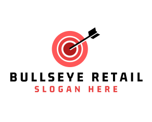 Target - Bullseye Target Arrow logo design