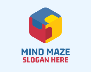 Puzzle - Toy Cube Puzzle logo design