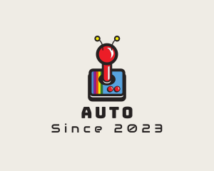 Joystick - Retro Alien Joystick logo design