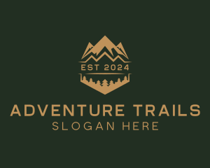Trekking - Nature Mountain Trekking logo design