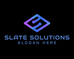 Modern Tech Letter S logo design