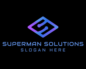 Modern Tech Letter S logo design