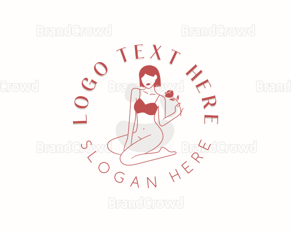 Bikini Fashion Model Logo