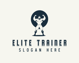 Masculine Fitness Power logo design