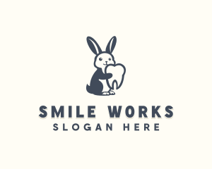 Dentistry - Pediatric Dentistry Bunny logo design