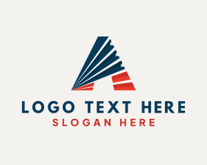 States - America Patriot Letter A logo design