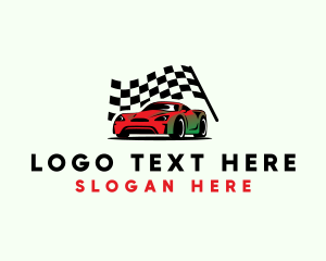 Motorsports - Race Car Garage logo design