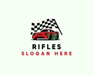 Race Car Garage Logo