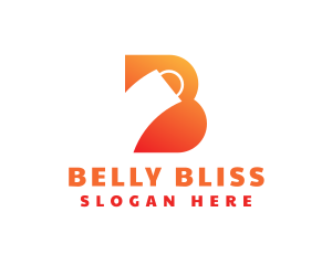 Orange B Bag logo design