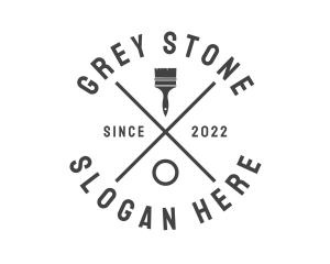 Grey - Painting Paint Brush logo design